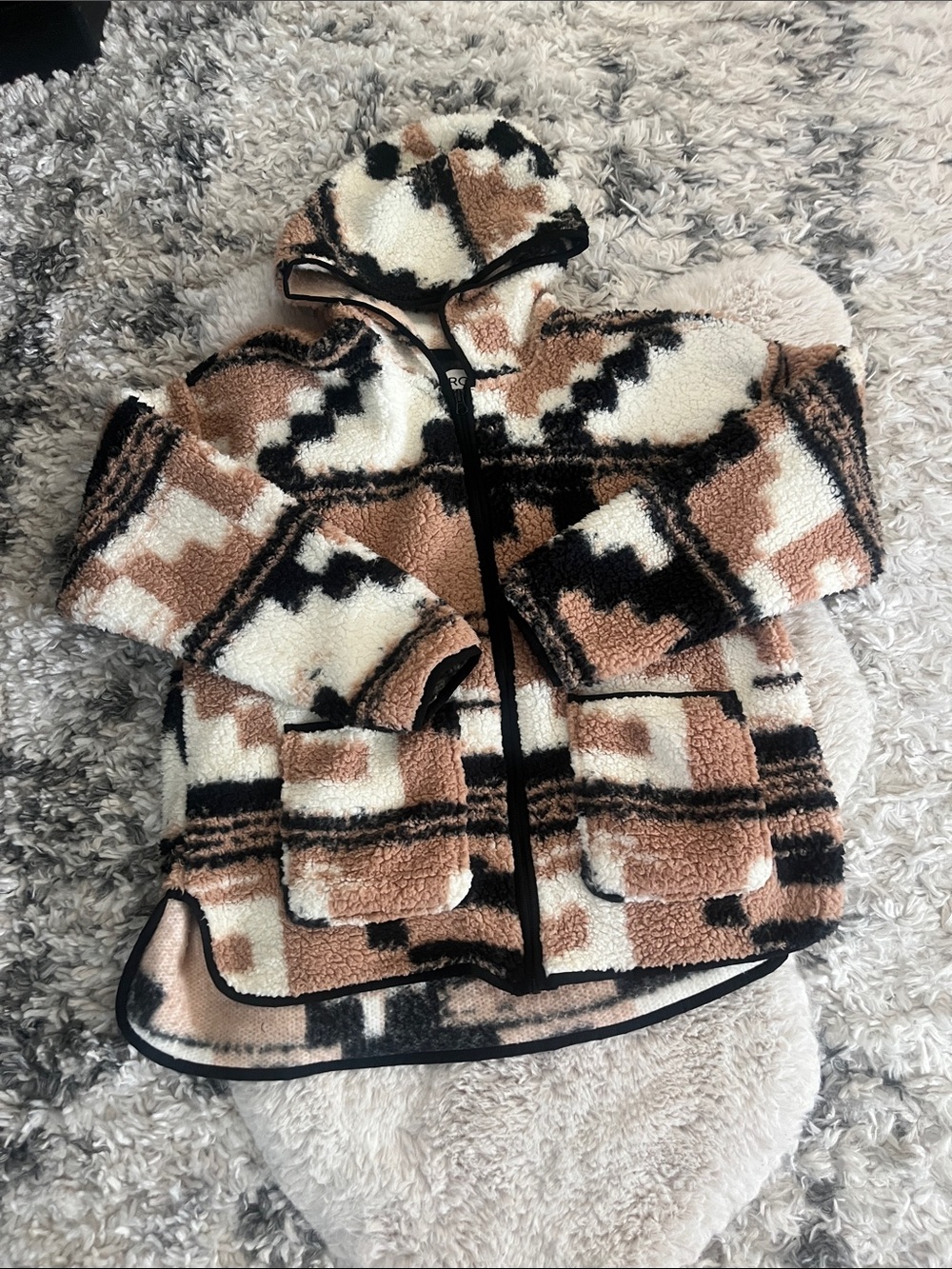 Roxy super soft fleece zip up - Picture 2 of 4